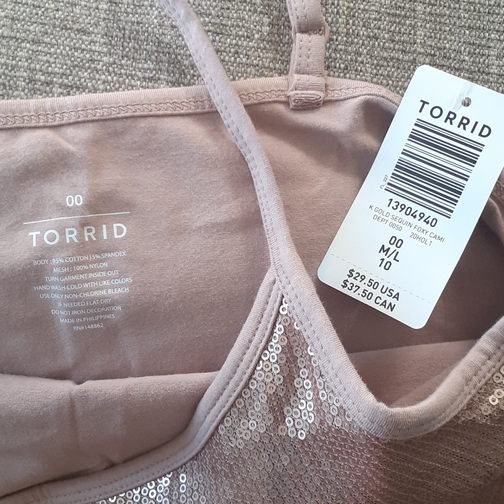 Torrid sequence spaghetti strap - Picture 2 of 4